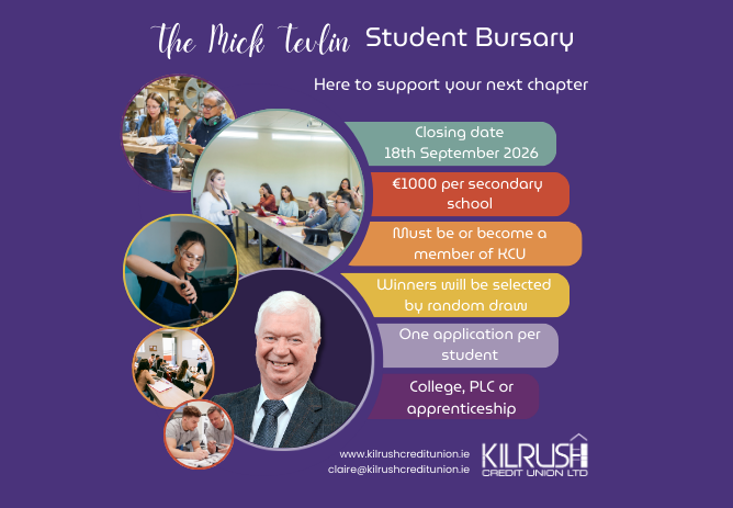 KCU Launches the Mick Tevlin Student Bursary