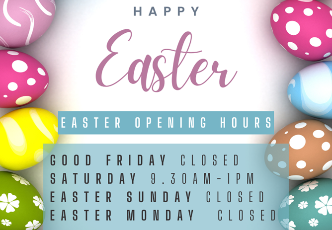 Easter opening hours